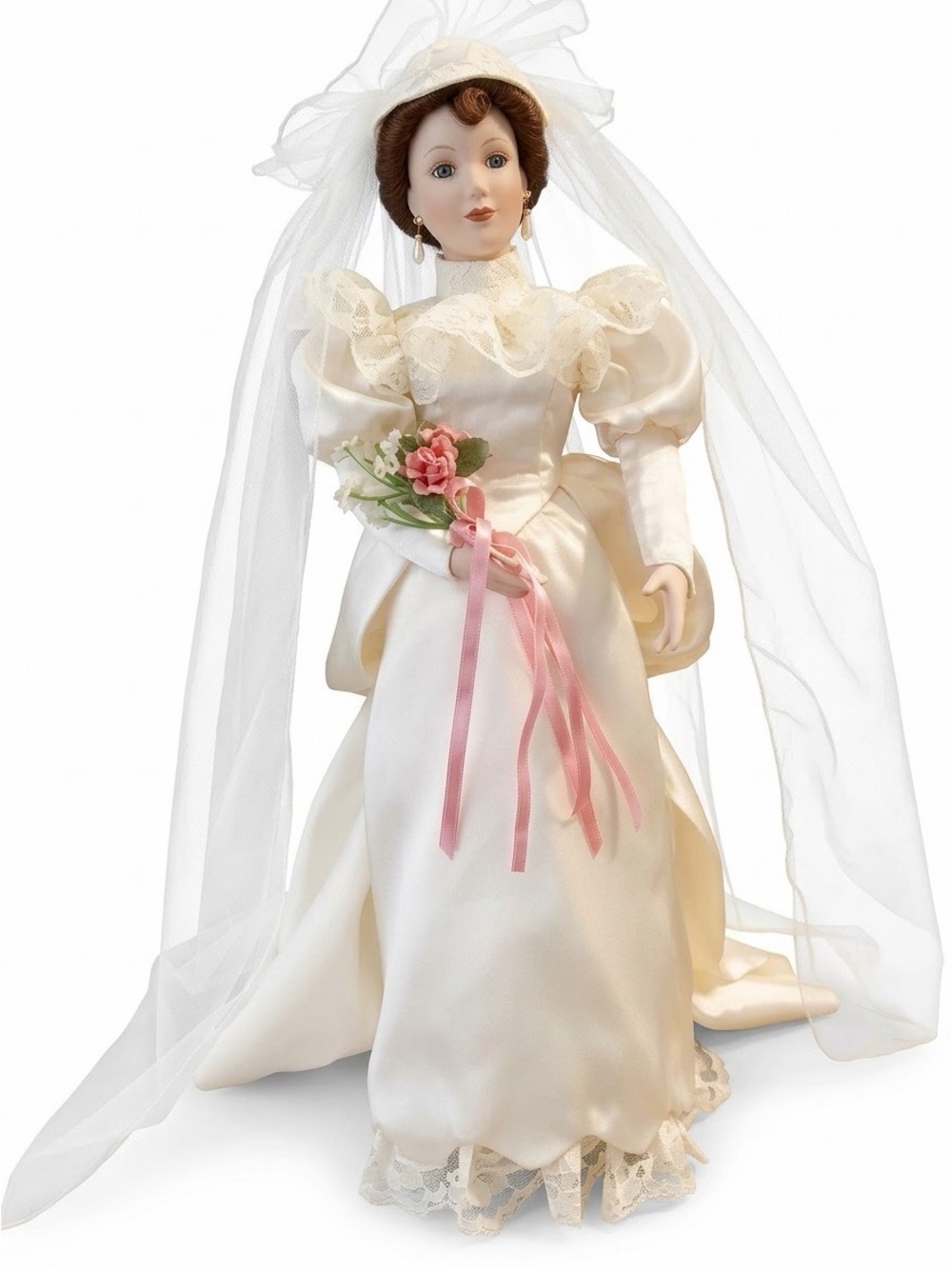 Vintage Ashton Drake Porcelain Bride Doll #96512 In Original Box